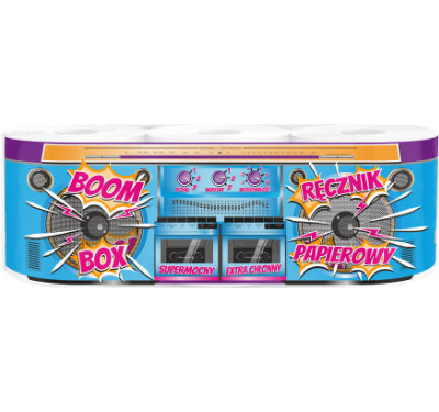 Ręcznik papierowy BOOM BOX 3 duże rolki