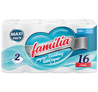 Papier toaletowy Familia 16 rolek 2 warstwy