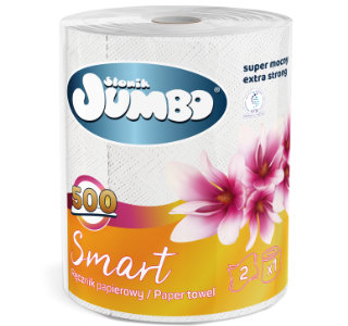 Ręcznik papierowy Słonik Jumbo Smart 1 rolka 500 listków