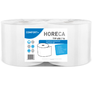 Industrial paper roll HORECA COMFORT PLUS TYPE 650/16 2 rolls