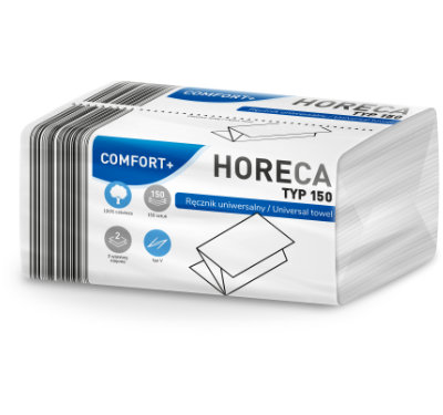 Folded paper towel HORECA COMFORT+  ZZ V 150L COMPACT 2 plies