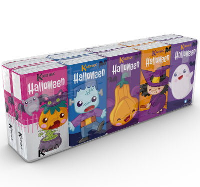 Pocket tissues Kartika HALLOWEEN