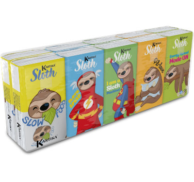 Pocket tissues Kartika SLOTH