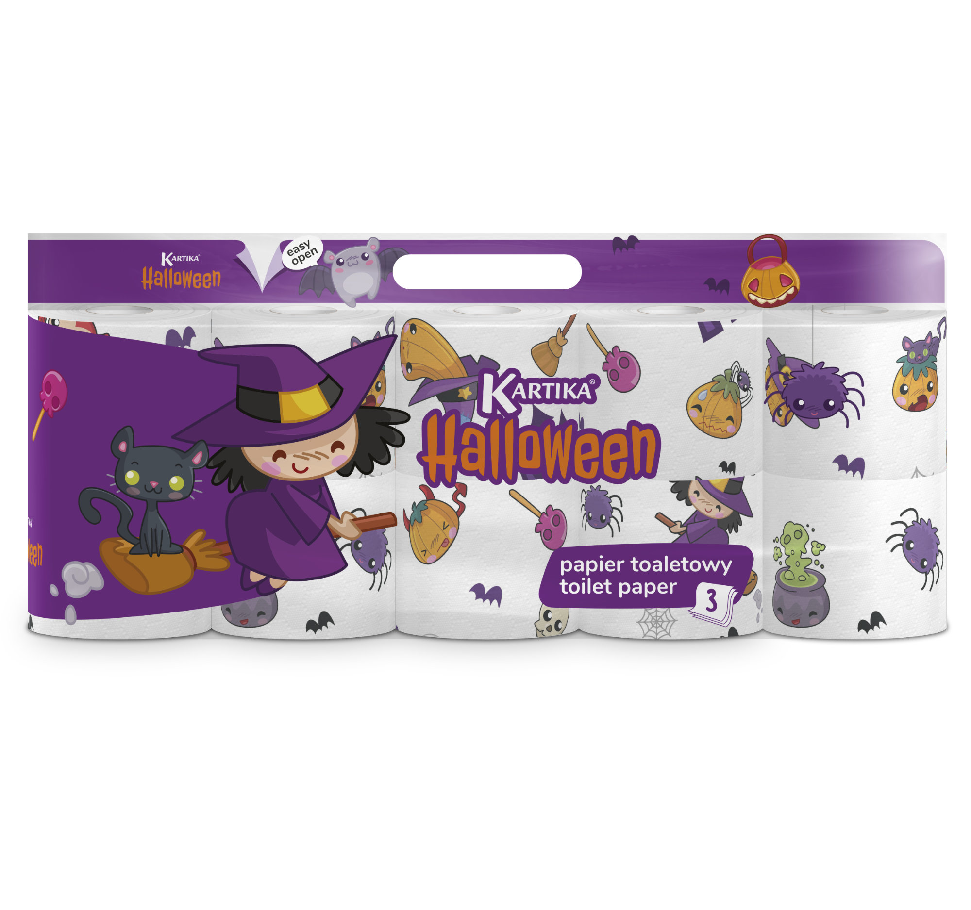 Toilet paper Kartika Halloween 10 rolls 200 sheets 3 ply