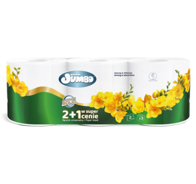 Paper towel Słonik Jumbo 2+1, 3 rolls